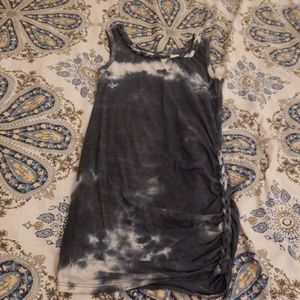 Forever 21 Cinched Tie-Dye Mini Dress